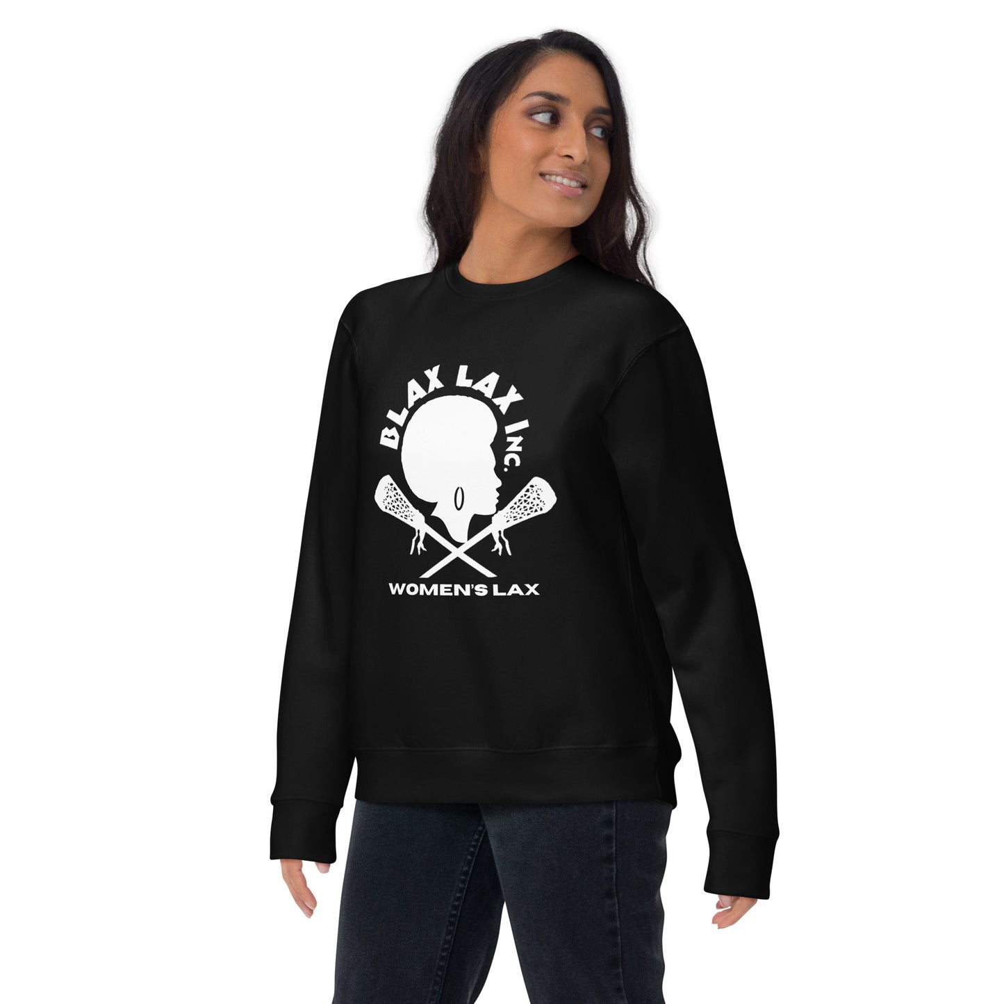 Blax Lax  Women's Lax Unisex Premium Sweatshirt