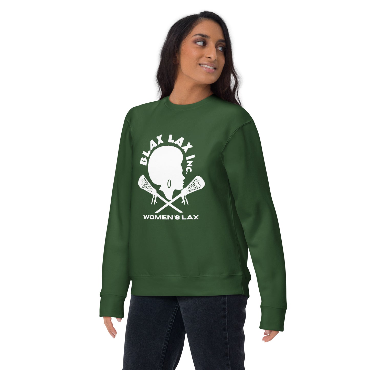 Blax Lax  Women's Lax Unisex Premium Sweatshirt